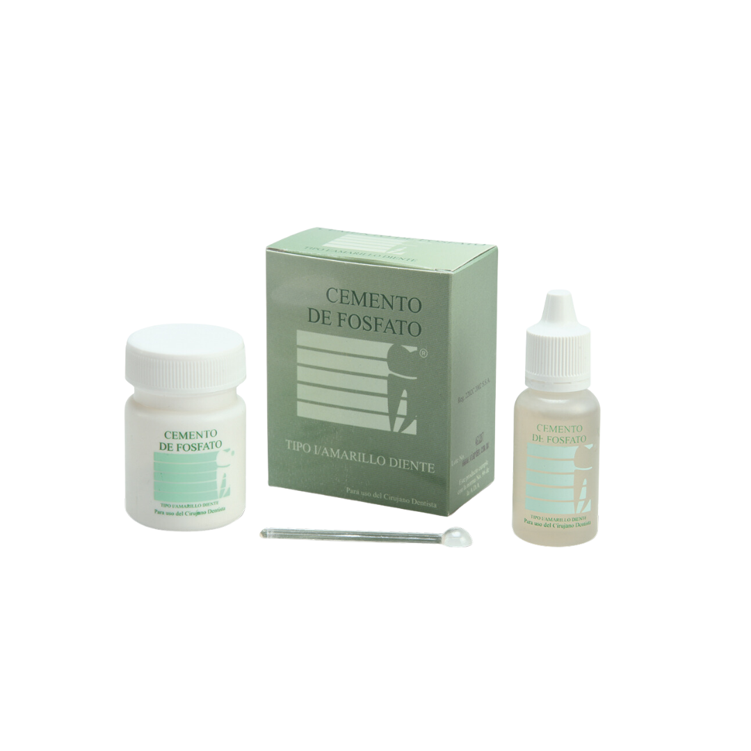 Cemento de Fosfato de Zinc Polvo+Liquido