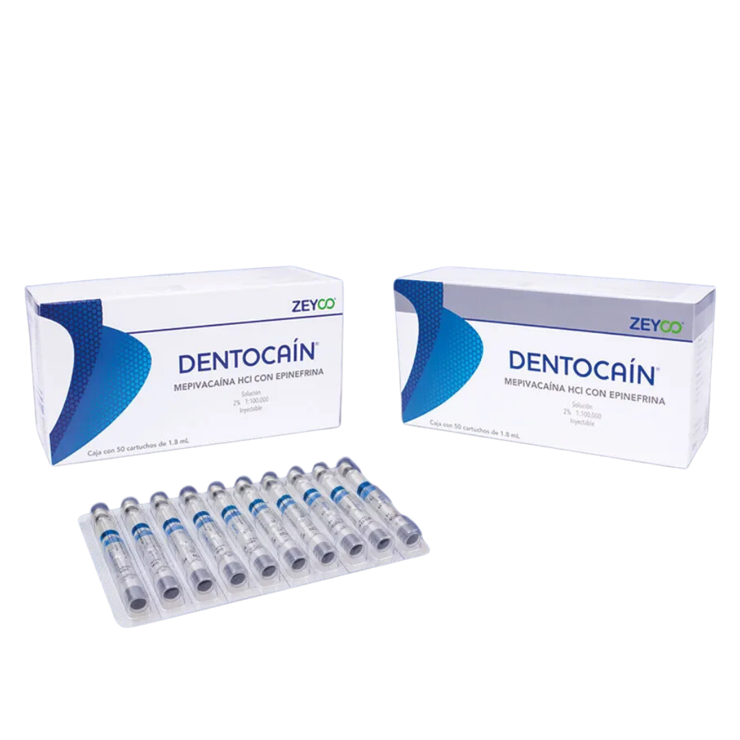 Dentocaín Mepivacaína HCI 2% / Epinefrina 1:100,000