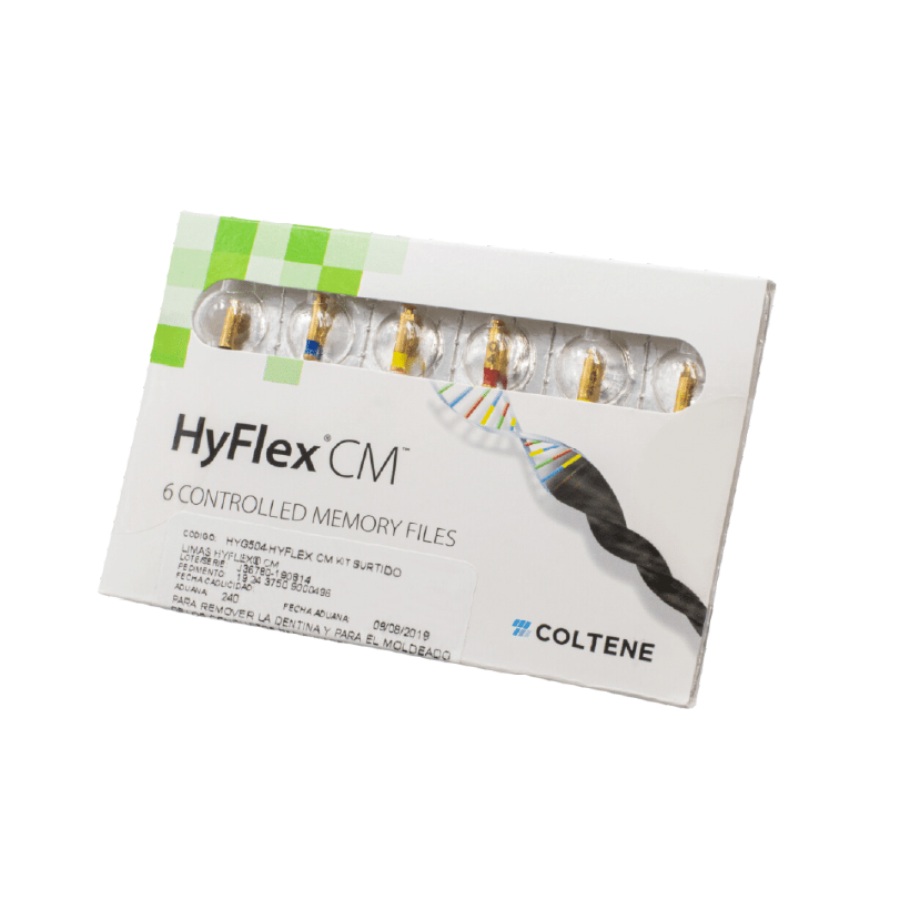 Hyflex CM Limas rotatorias para endodoncia Kit Surtido 19 Y 25mm