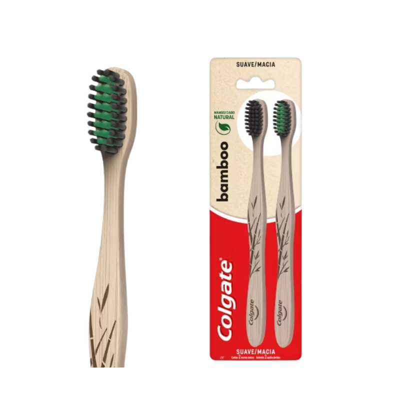 Cepillo Colgate Bamboo C/2